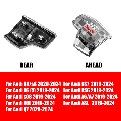 Car Crystal Gear Head Shift Head Transmission Handle Cover For Audi S4 S5 Q5l Sq5 Rs4 Q7 Rs5 A5 Rs7 A6 Rs6 Sq8 A4/a4l Sline RS