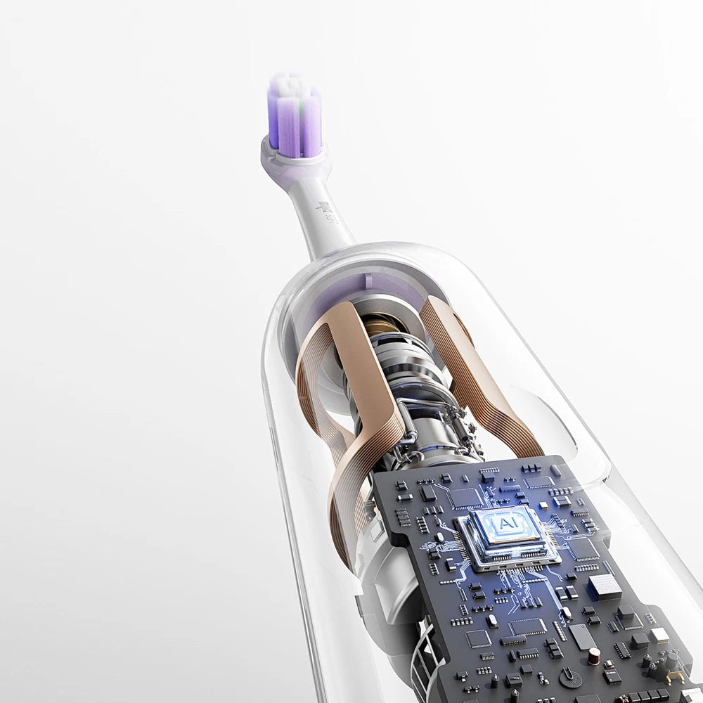 MIJIA Oscillation Electric Toothbrush Pro,Smart 4 Modes,IPX8 Waterproof Sonic Vibration Toothbrushes,180-day Battery Life