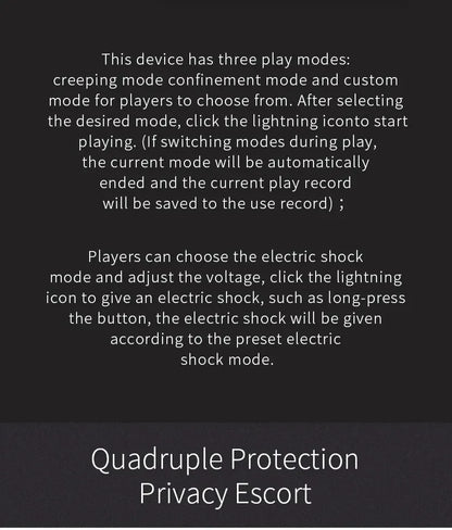 QIUI Electric Shock Collar APP Remote Control Collars Restraint BDSM Devil Shaped Necklace Adult Games Sex Toys for Men Women