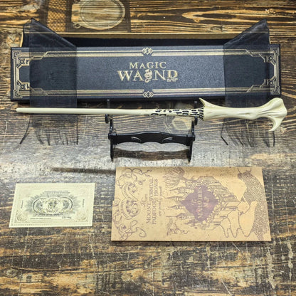 Anime Cosplay Magic Metal Core Wand With Box Children Decoration Toy Accessories For Kids Bacchetta Di Plastic Magic Stick
