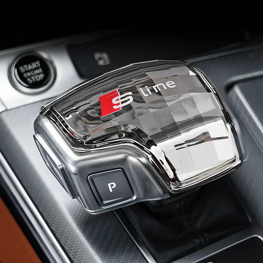 Car Crystal Gear Head Shift Head Transmission Handle Cover For Audi S4 S5 Q5l Sq5 Rs4 Q7 Rs5 A5 Rs7 A6 Rs6 Sq8 A4/a4l Sline RS