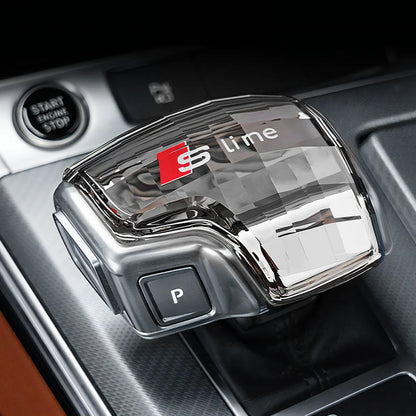 Car Crystal Gear Head Shift Head Transmission Handle Cover For Audi S4 S5 Q5l Sq5 Rs4 Q7 Rs5 A5 Rs7 A6 Rs6 Sq8 A4/a4l Sline RS