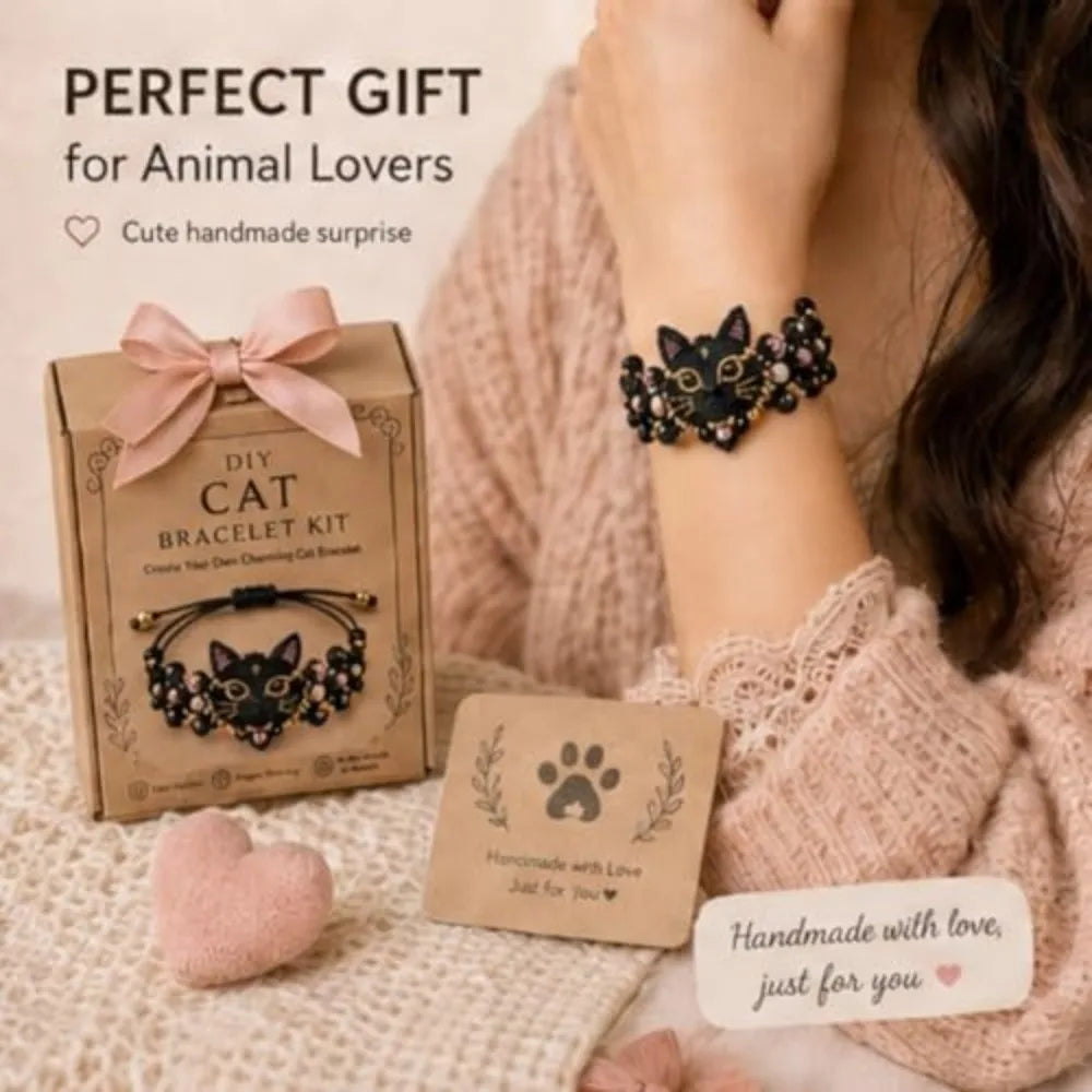 New 3D Design Beaded Bracelet Kit Animal Theme Cute Jewelry Making Set Bull Horse Shape DIY Beadwork Kit for Beginners