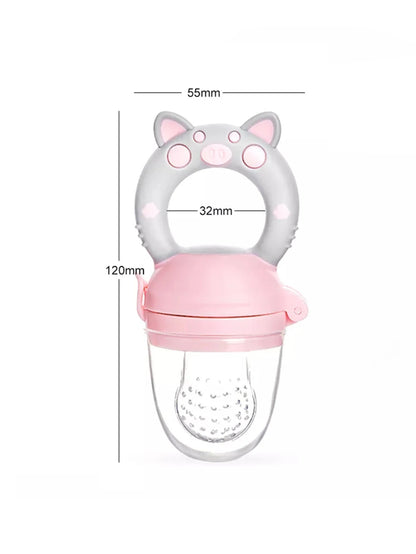 Baby Fruit Feeder Newborn Pacifier Fruit Food Feeding Cute Shape Baby Reborn Silicone Pacifiers For Babies Baby Toys