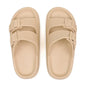 Women Summer Sandals Bathroom Home Slippers Outdoor Beach Slides Cloud Casual Soft Flip Flops Non Slip Men Male House New 2025