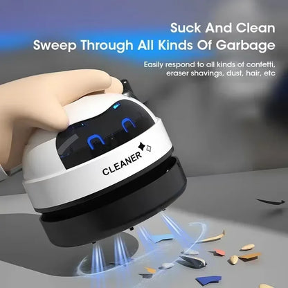 HOMEFISH Vacuum cleaner Desktop Mini rechargeable cleaner Rubber shavings keyboard cleaner Portable automatic dust extractor