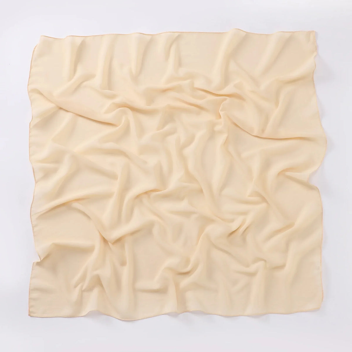 90*90cm Square Chiffon Hijab Scarf Women Solid Color Muslim Soft Head Scarf Islamic Shawls and Wraps Headband Musulman Scarves