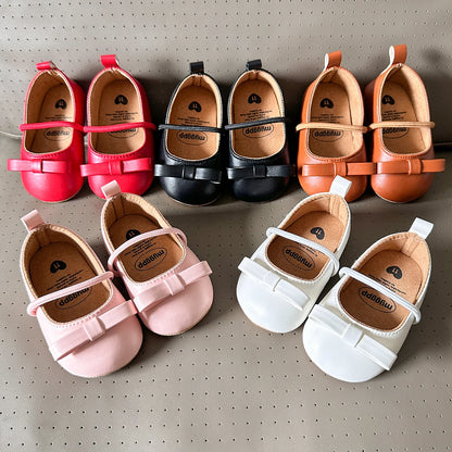 New Baby Shoes Leather Baby Boy Girl Shoes Rubber Sole Anti-slip Multicolor Toddler First Walkers Newborn Crib Toddler Shoes