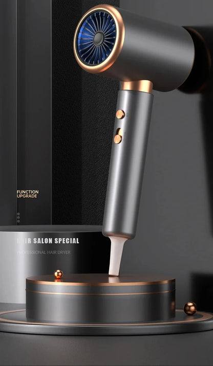 HOMEFISH 2000W salono plaukų džiovintuvas su karšto/šalto oro funkcija, neigiamų jonų technologija, 5 greičių, galingas plaukų džiovintuvas be šukų