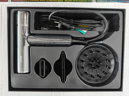 VGR Hair Dryer Professional Powerful Hair Dryer Low Noise Blow Dryer Leafless Electric Hair Blower Barber Salon Tools V-640HD