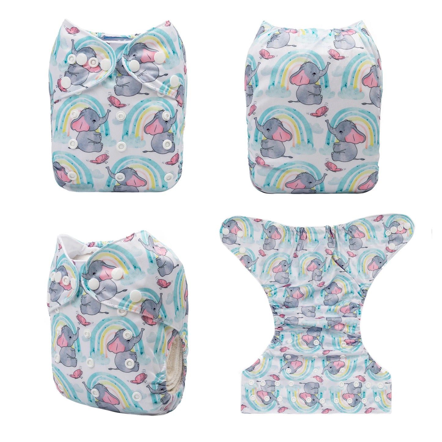 U Pick ALVABABY Digital Position Cloth Diapers Baby Reusable Modern Cloth Nappy for Baby with 1pc Microfiber Insert