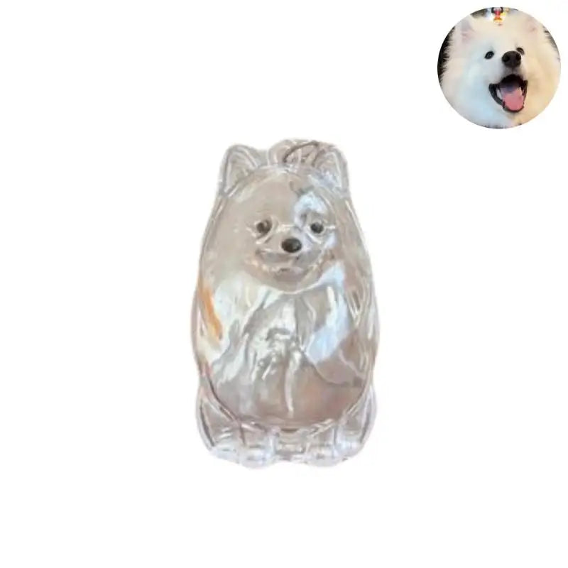Diy Bag Charm Handmade Pet Hair Memorial Keychain Keepsake Pendant for Dog Fur - Personalized Pet Loss Gift for Dog Lovers