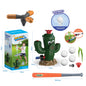 Cactus Sprinkler Water Spray Toy Garden Water Toys Outdoor Backyard Summer Yard Cartoon Splash Sprinkler Baby Bath Toy for Kids