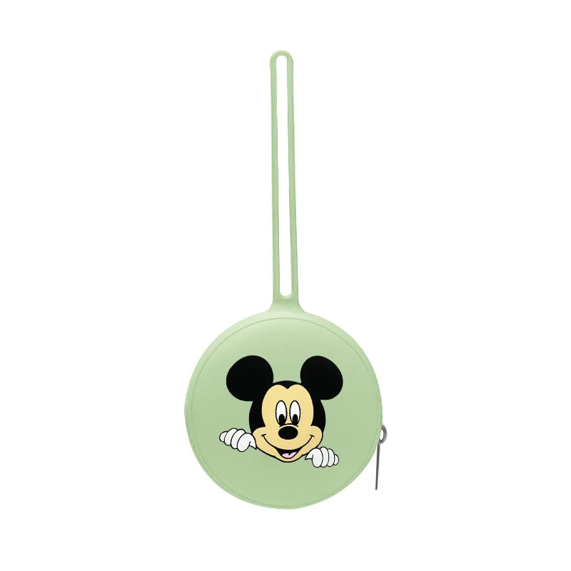 Cartoon Silicone Nipple Storage Bag  Kids Pacifier Holder Portable Silicone  Food-Grade Pendant DIY Accessories Baby Toy Gift