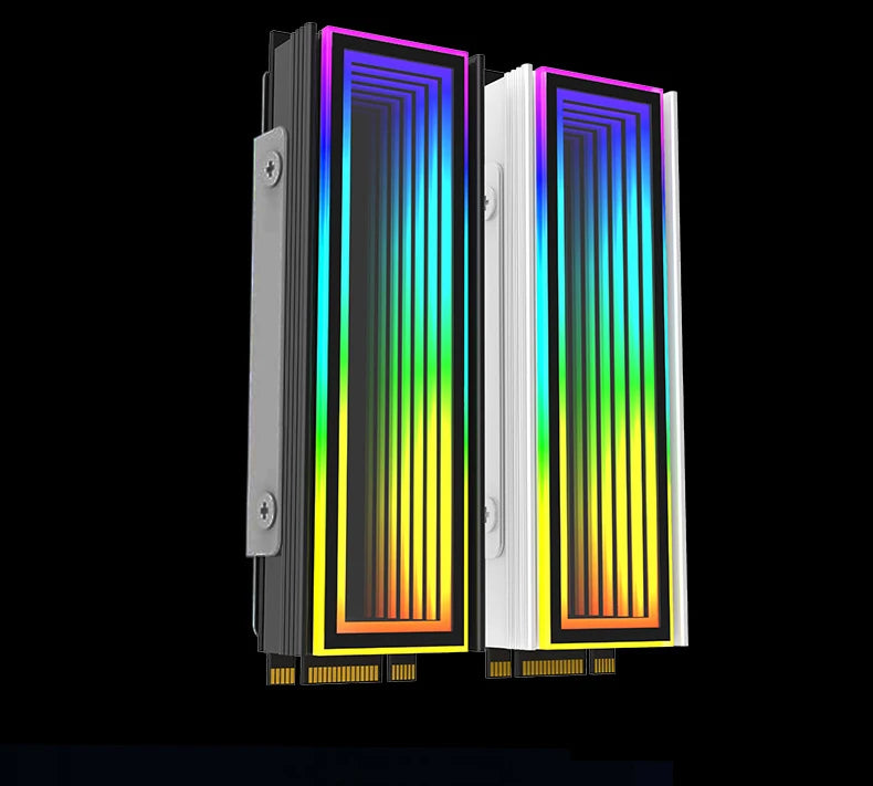 5V ARGB Sync Computer 2280 SSD M2 Radiator PC RGB M.2 Nvme Cooler Heatsink Endless Abyss Effect