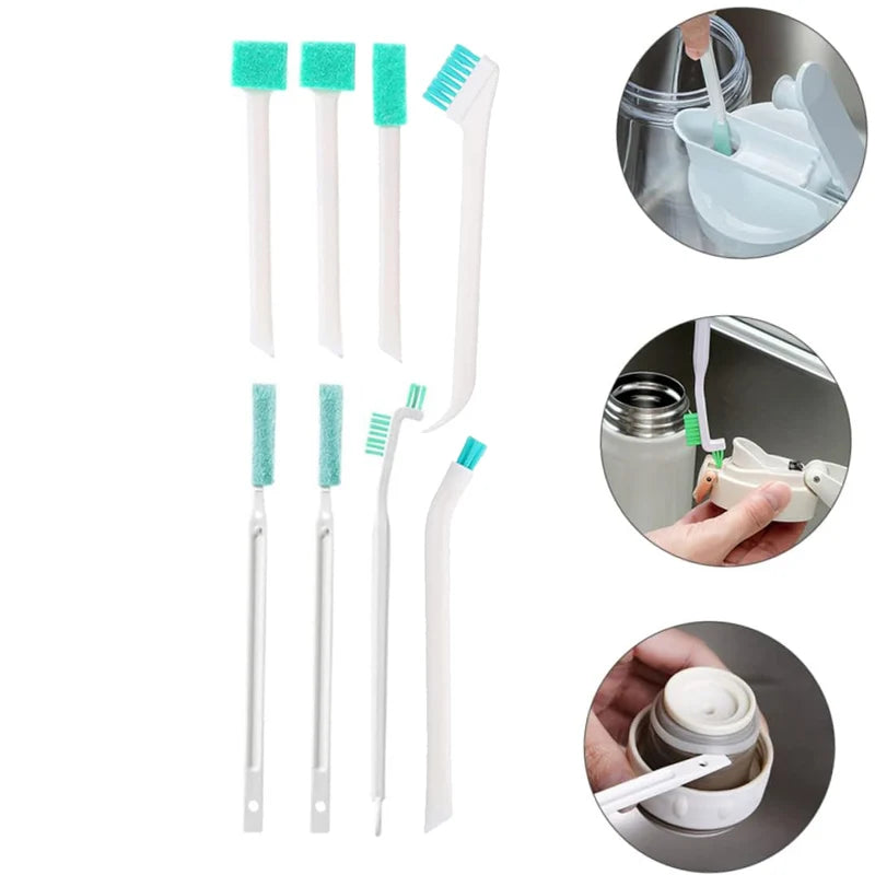 5/9 PCS Set Household Cleaning  Brush Set For Bottle Window Crevice Clean