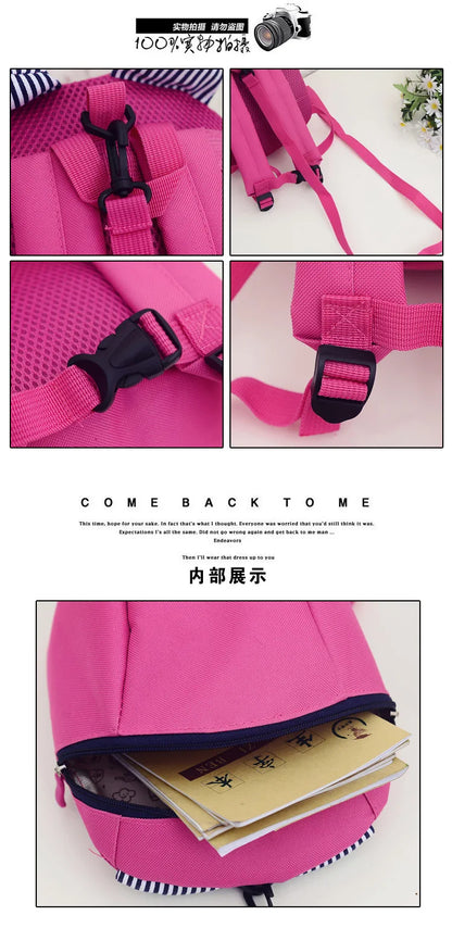 Kids Children Anti-lost Cartoon Bags High Quality Safety Harness Reins Toddler School Backpack Cute Cartoon Light Rucksack 아동가방