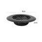 Black Stainless Steel Mesh Sink Strainers Kitchen Bathroom Sink Filters Sink Strainer Drain Hole Filter Trap Waste Screen S/M/L