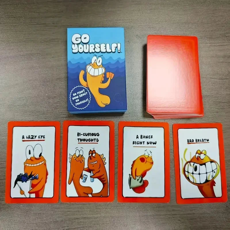 Hilarious Adult Party Card Game, Go Fish-Style with Naughty Challenges & Jokes for Group Gatherings
