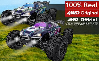 4WD 1:16 80KM/H Super Brushless 50KM/H Brushed RC Car 4x4 Off Road Remote Control High Speed Drift Racing Truck Buggy Toy Gift