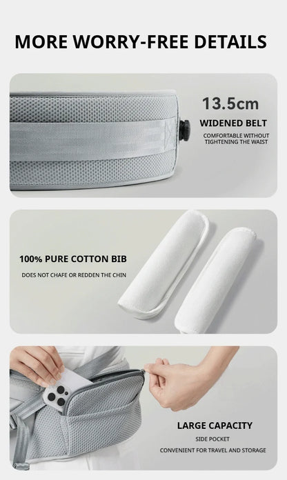 AIBEDILA Baby Carrier Waist Stool Ergonomic Kangaroo Baby Carrier with Knob Breathable Newborn Waist Stool 0-36M