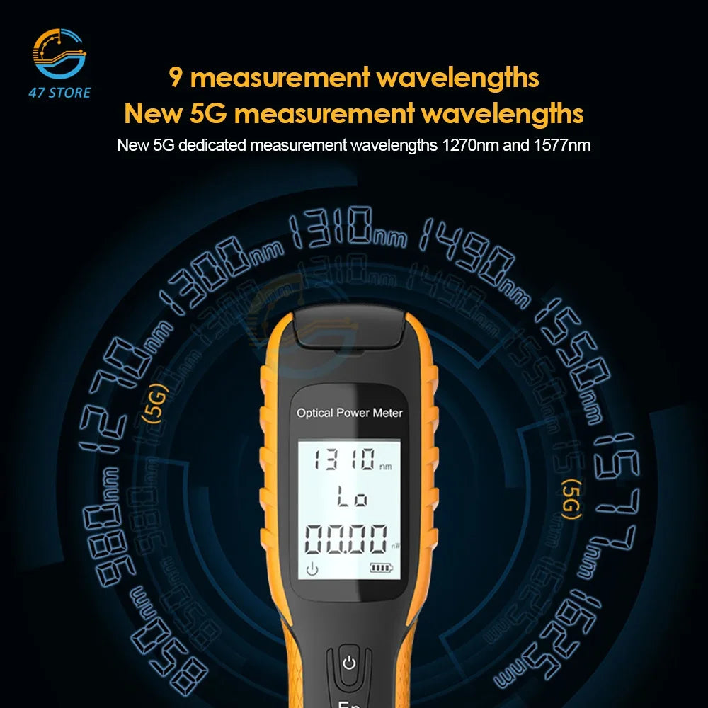 G11 Optical Power Meter High Precision Rechargeable Battery Fiber Optic Power Meter 5G FTTH OPM Tester
