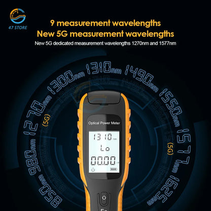 G11 Optical Power Meter High Precision Rechargeable Battery Fiber Optic Power Meter 5G FTTH OPM Tester