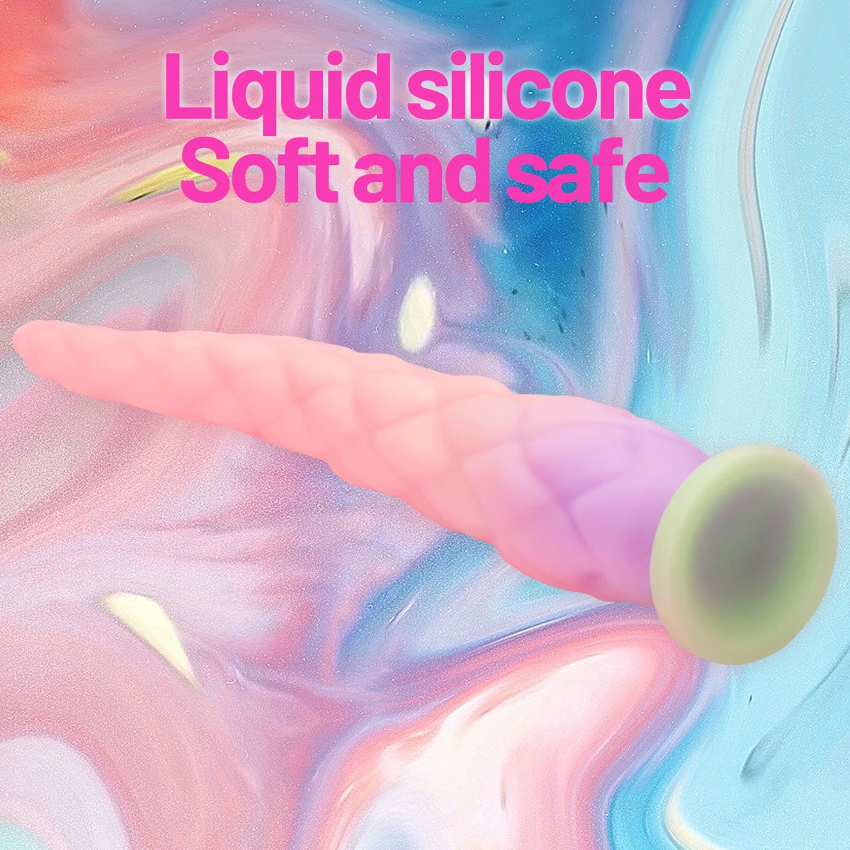 Different Size Tentacles Anal Plug Adult Sex Toy G-spot Clitoris Anal Area Stimulation Made of Soft and Safe Liquid Silicone.