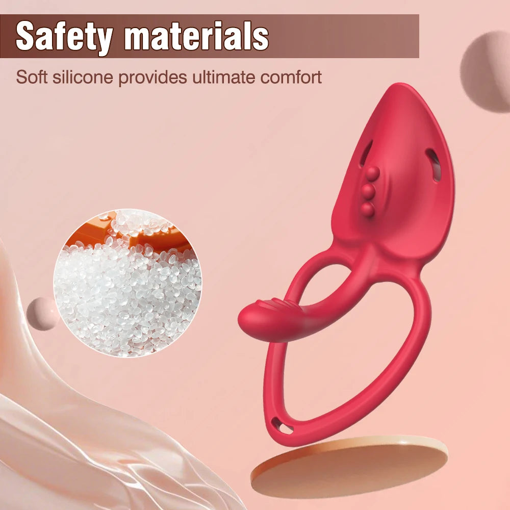 App Control Wearable Panty Vibrator Female 9 Vibration with Wireless Control Penis Ring Clitoral Stimulator Adult Sexy Toys 18+