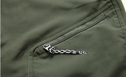 Summer Detachable Quick Dry Cargo Pants Men Waterproof Active Multifunction Pockets Outdoor Long Trousers Casual Pants