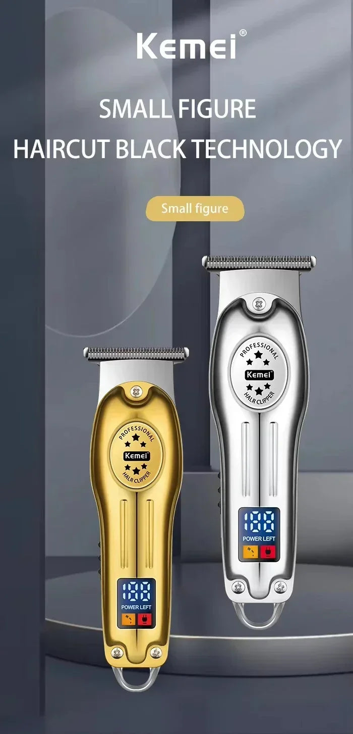 Kemei KM-2628 KM-678 KM-2024 USB Rechargeable Hair Clipper Professional Cordless Men Hair Trimmer Men's Hair Cutting Machine