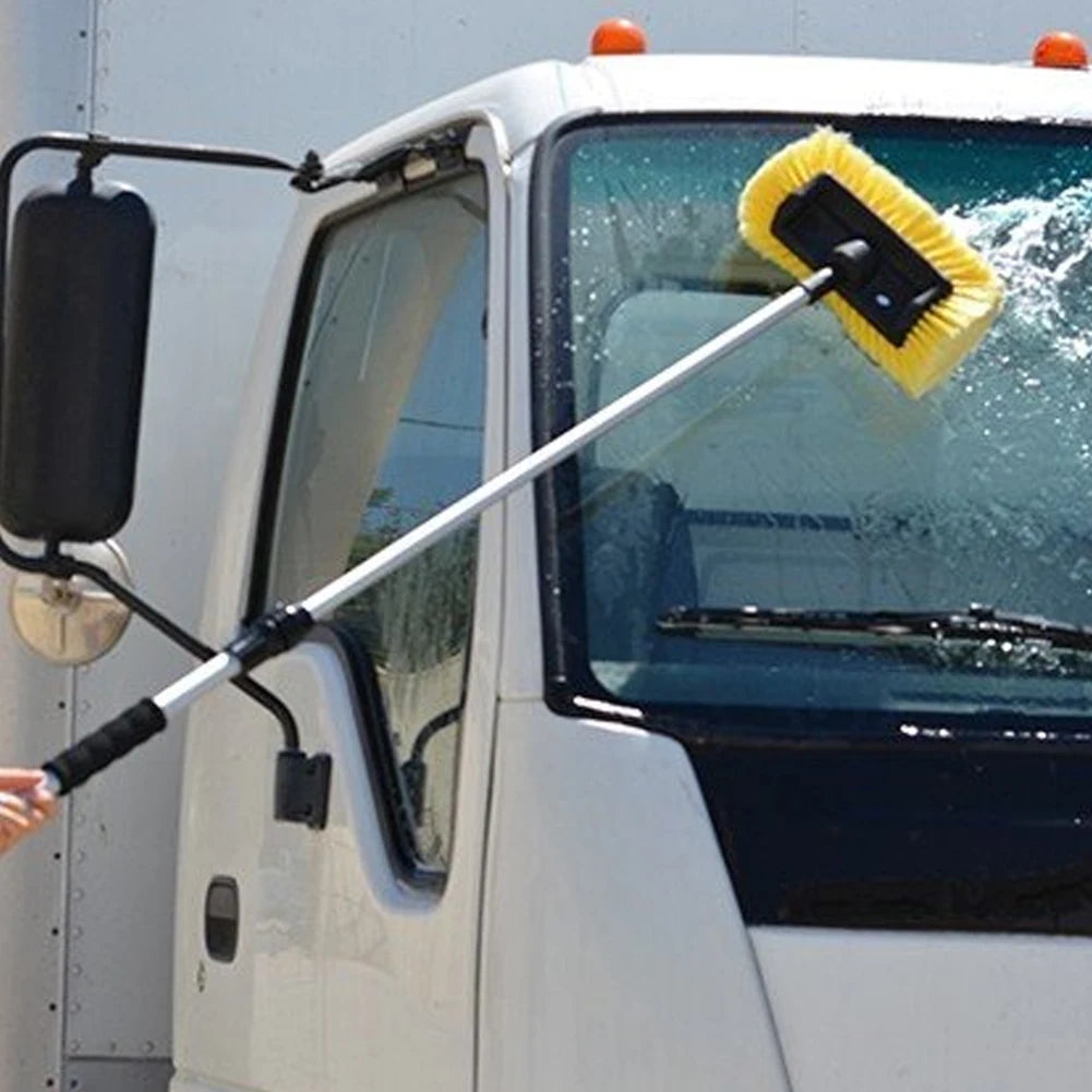 10" Car Wash Brush Head For Auto RV Truck Boat Camper Exterior Roof Window Washing Cleaning Brush Nylon Car Cleaning Tools