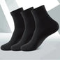 10/5/3MEN'S Mid-calf Socks Cotton Socks for All Seasons, Solid Colour and Versatile
