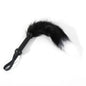 BDSM Faux Fox Tail Whip with Handle, Cosplay Tail Flogger, Bondage Paddle, Pet Play Roleplay, Fetish Costume Accessory, SM Adult