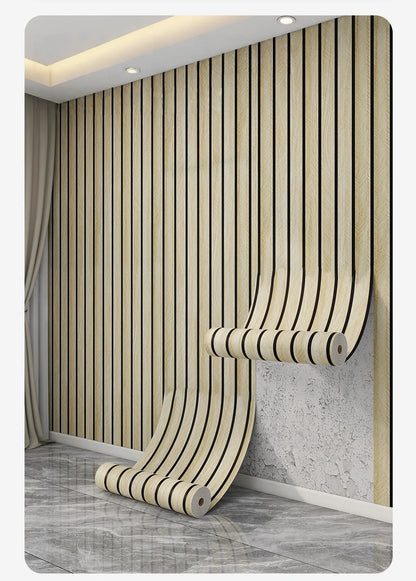 Thick Wood Grain Self-adhesive Wall Sticker Waterproof for Home Decortion Peel and Stick Foam Wallpaper Bedroom Living Room