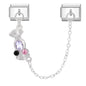 Tassel Chain Butterfly Flowers Star Moon Heart Zircon Italian Charm Links Fit 9mm Bracelet Stainless Steel DIY Jewelry Making