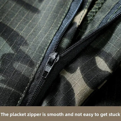 Wear-Resistant Cargo Pants Men Casual Work Stretch Trousers Breathable Multi-Pocket Outdoor Waterproof Training Hiking Pant Male