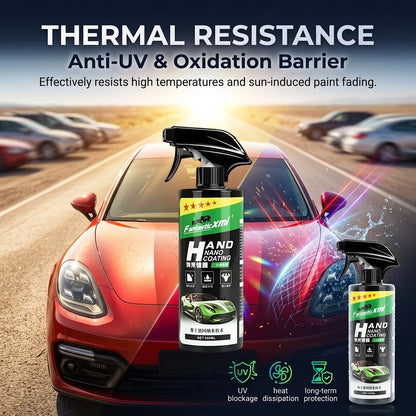 This 500ml large-capacity nano-ceramic paint coating protective liquid is suitable for DIY paint repair, anti-oxidation, anti-fading, hydrophobic, and anti-fouling applications. One bottle can be used on multiple car models a
