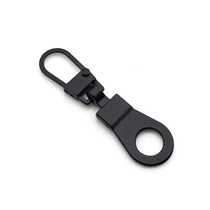 10Pcs Metal Zipper Head Replacement Detachable Zipper Puller Tab Repair Kit for Luggage Suitcase Purses Bags Accessories