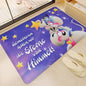 Popular Character D-Diddl Cut Bathroom Mat Non-Slip Laundry Room Mat Laundry Decor Balcony Child Living Room Toilet Rug