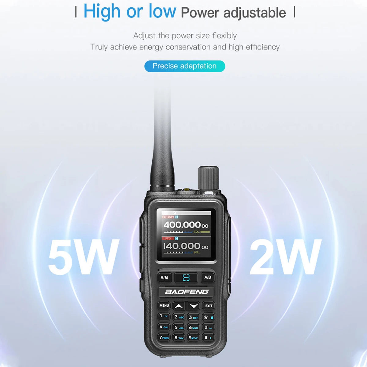 Baofeng UV-5R Mini Walkie Talkie Bluetooth Programming Wireless Copy Frequency Full Band 999CH AM FM Type-C Long Range Ham Radio