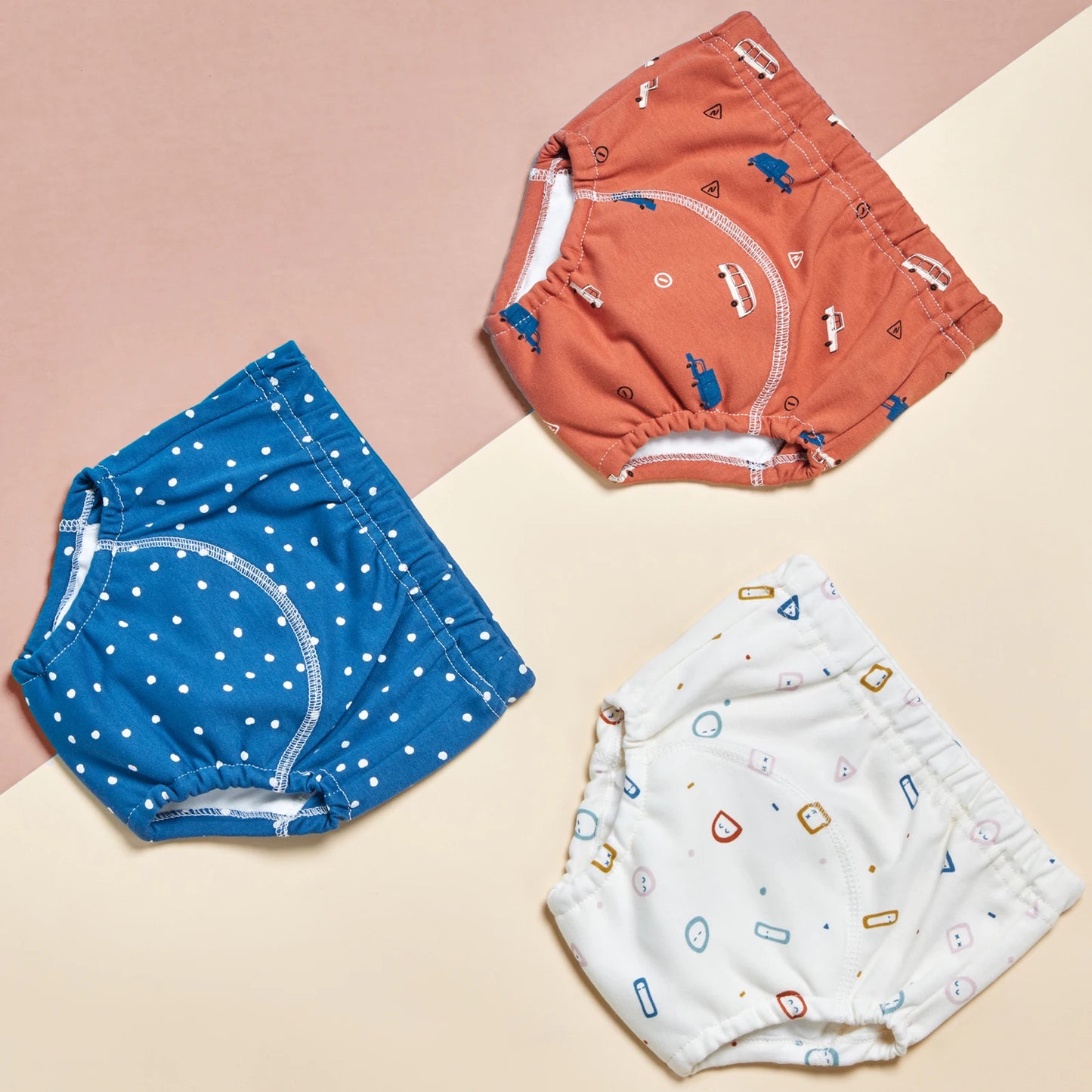 3pcs/Lot Baby Cotton Training Pants Panties 6 Layer Waterproof Cloth Diapers Reusable Toolder Nappies Diaper Baby Underwear