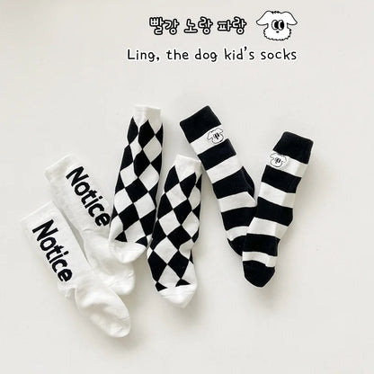 1-12Year 3Pairs Pack 2024 Spring Floral Medium Stockings Embroidery Lace Thin Princess Stockings Girls' Socks