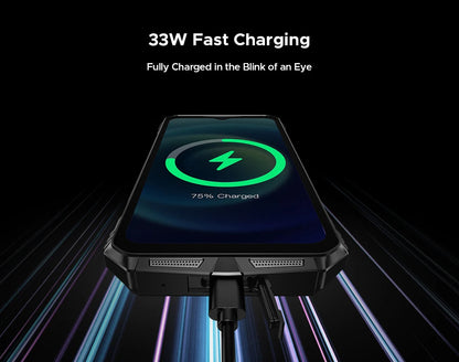 Global Version DOOGEE S118 Pro 5G Rugged Phone Dimensity 7050 10800mAh Battery 6.6'' FHD 120Hz 8GB RAM 512GB ROM Cell Phone NFC