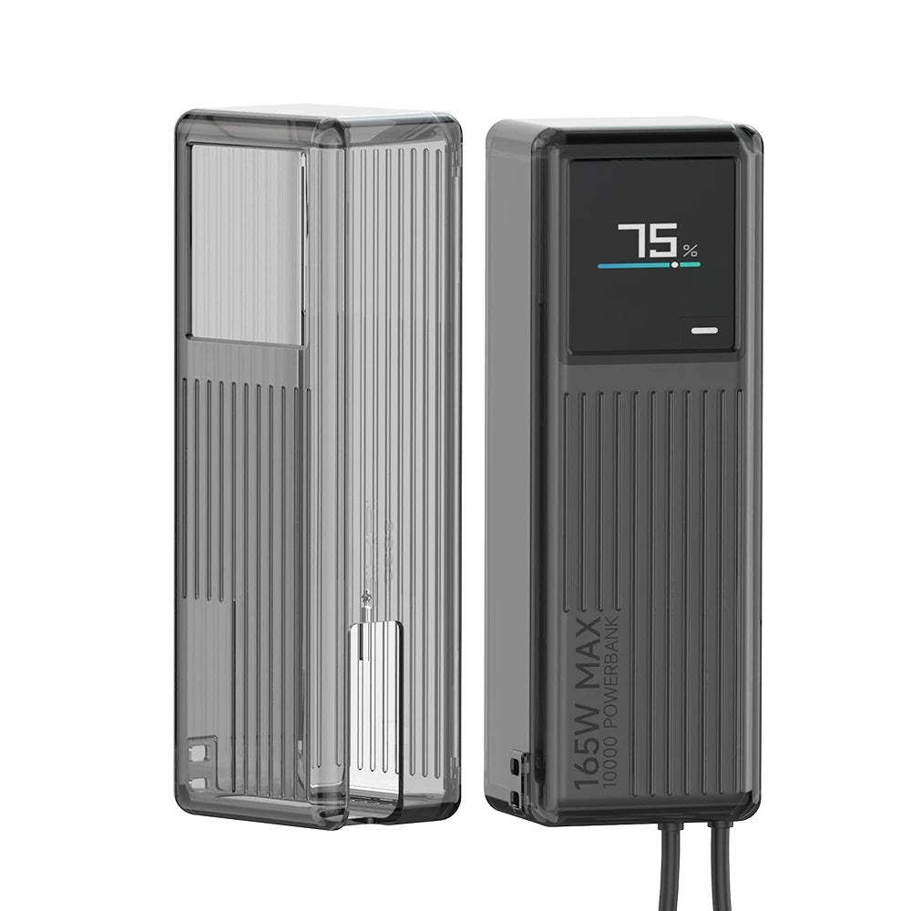 Sikai TPU case for Xiaomi 165W Power Bank 10000mAh PB1165MI with Built in USB C Cable Portable Charger Travel Storage Case