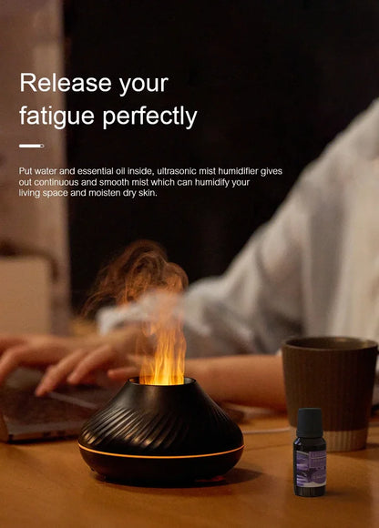 Volcano Aromatherapy Diffuser Portable Desktop Essential Oil Aroma Diffuser Home Air Humidifier Purifier/Essential Oil Set