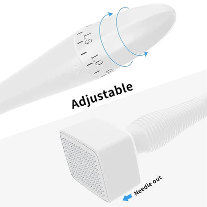 New 140A Adjustable Microneedle Derma Stamp 140 Pins Needles Derma Stamp Skin Care Home Use For Face Beauty Personal Care