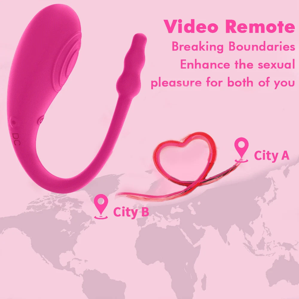 APP Remote Control with 9 mode Wearable Underwear Egg Vibrator for Female male Stimulator, Adult sex toy Couple Sex toy Games
