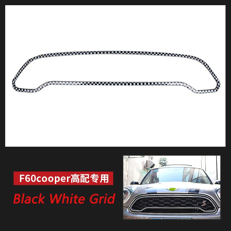 For Mini Countryman Cooper F60 2018 2019 2020 2021 2022 2023 2024 High Quality ABS Front Grille Decorative Frame Mesh