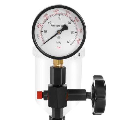 Diesel Injector Tester Tool Kit, CR-C Multifunctional Common Rail Injector Tester S60H Fuel Nozzle Tester 0-60MPa Pressure Gauge